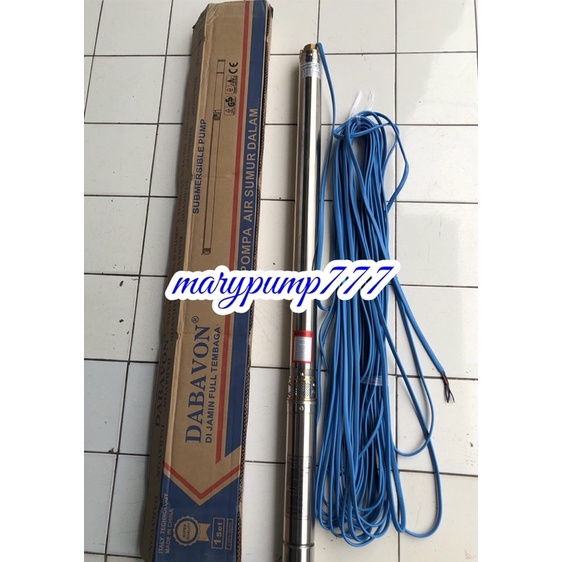Pompa Submersible/Satelit Dabavon 2,5” 0,5 Hp + Kabel 40M