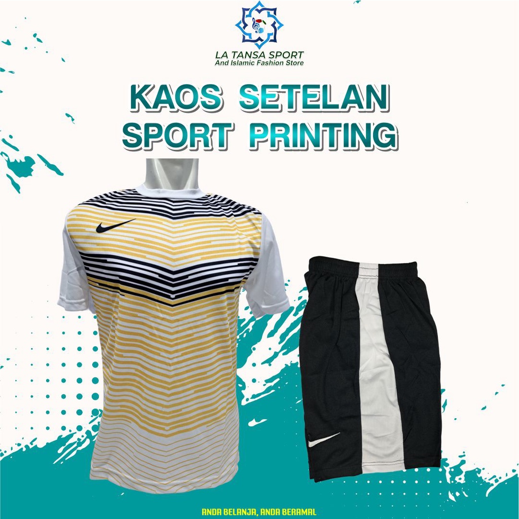 KAOS SETELAN SPORT PRINTING