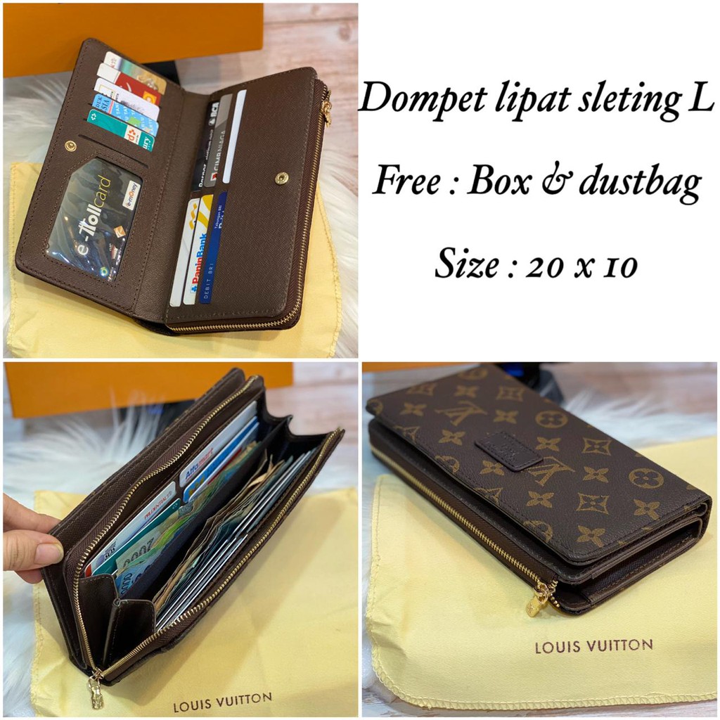 dompet branded GC lipat panjang sleting L kode 2090