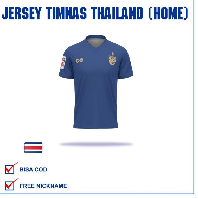 [PRODUK LAQUS] JERSEY TIMNAS THAILAND HOME 2021 TDQ