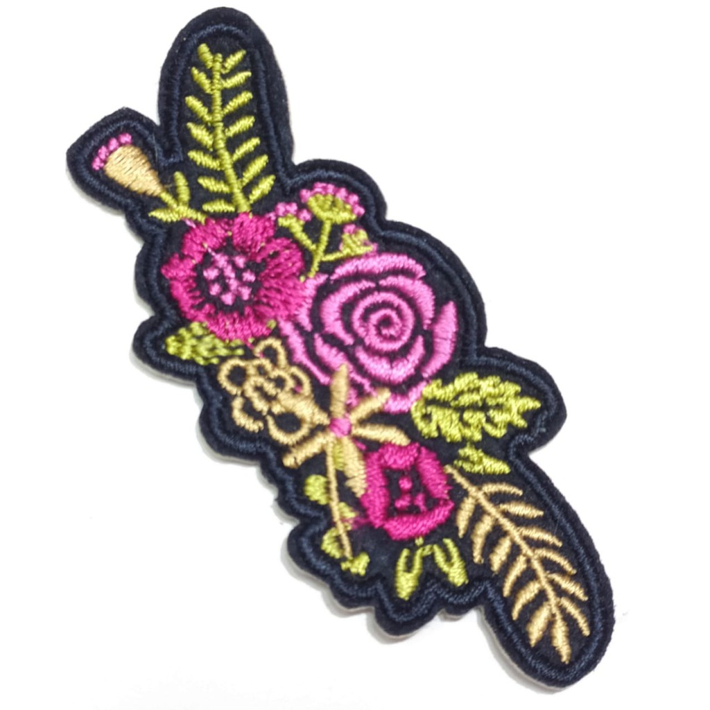 PATCH BORDIR FLOWER / EMBLEM BORDIR BUNGA