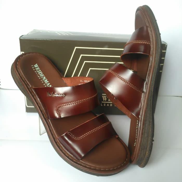 SANDAL KULIT WEIDENMANN PI 002 COKLAT ORIGINAL - , FULL ORIGINAL