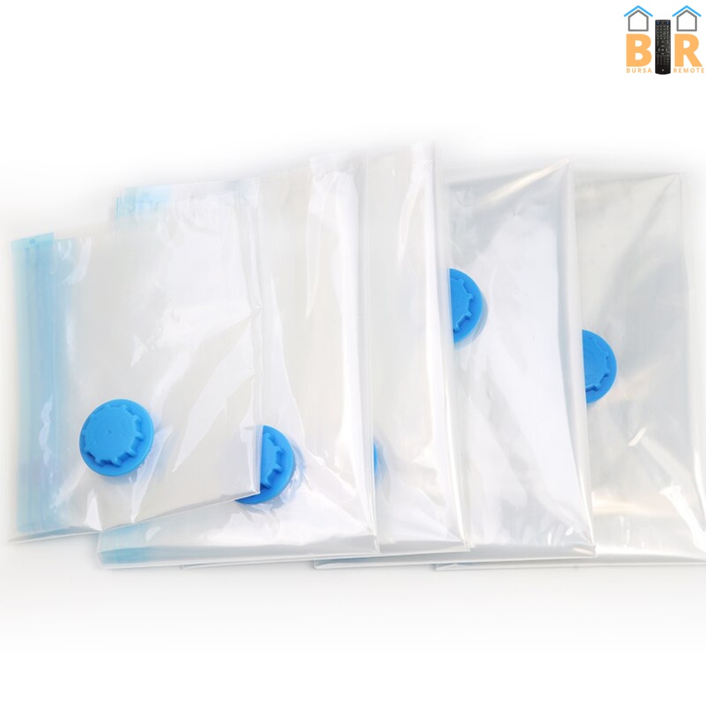 VACUUM BAG PLASTIK KOMPRESI TAS BAJU BANTAL BEDCOBER TRAVEL BAG LAUNDY PERINGKAS TEMPAT