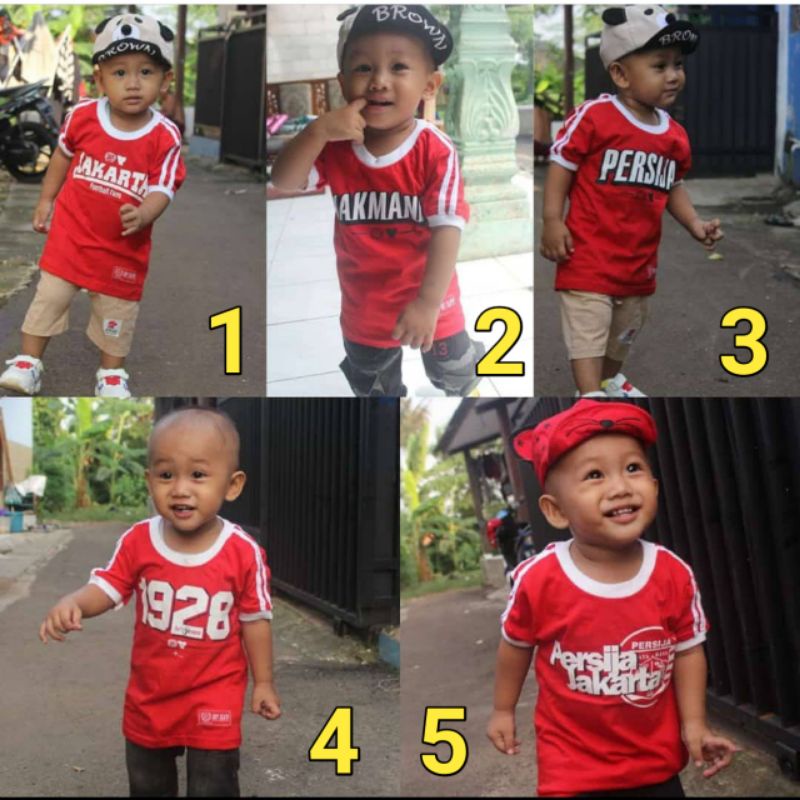 kaos persija anak