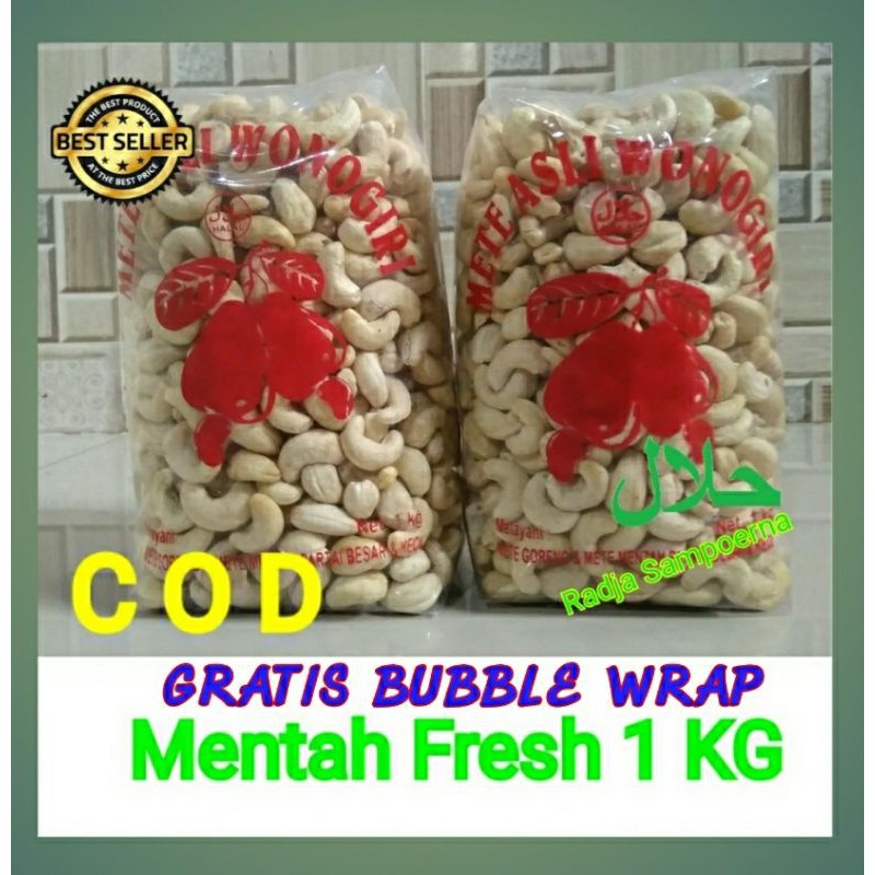 

KACANG METE MEDE CASHEW NUT MENTAH FRESH MURAH TERLARIS 1kg