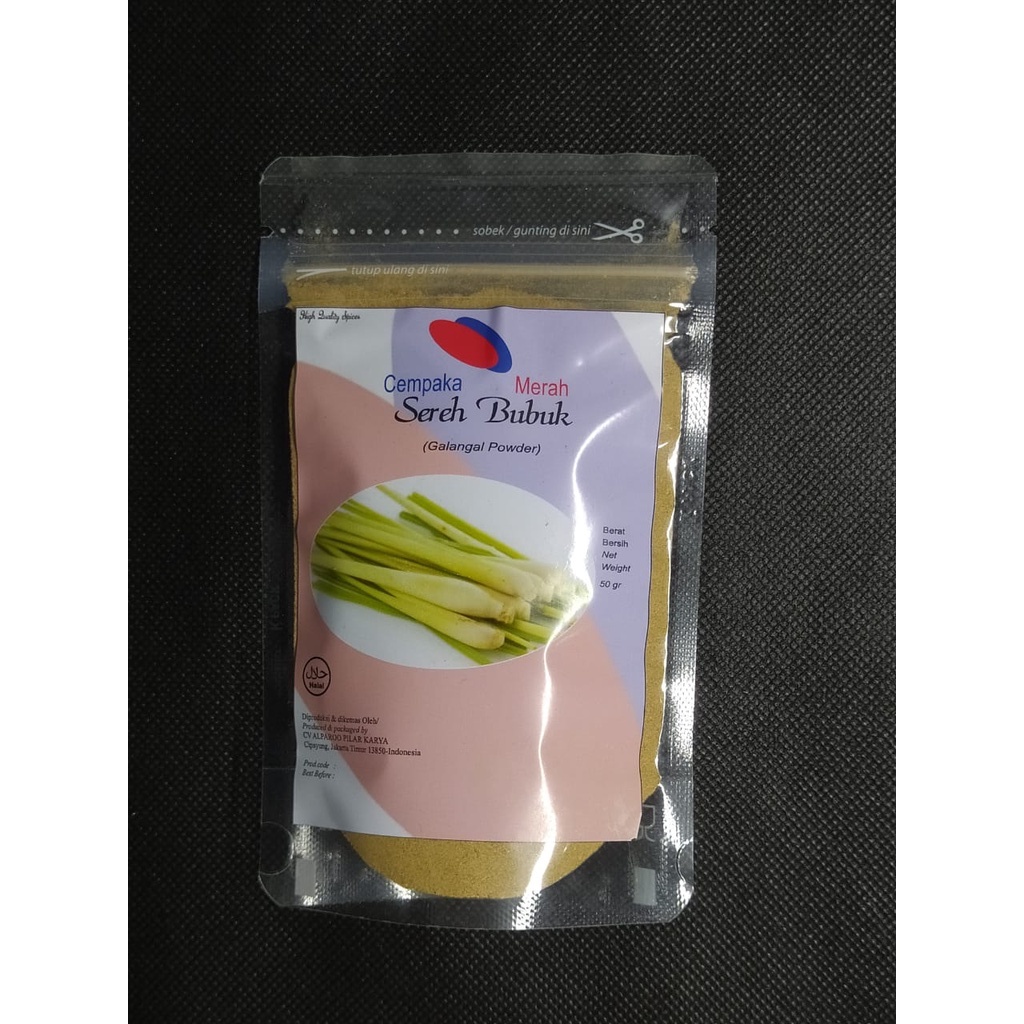 

Sereh Bubuk 50gr/Serai bubuk Pure Asli 100%/Pure Lemongrass Powder