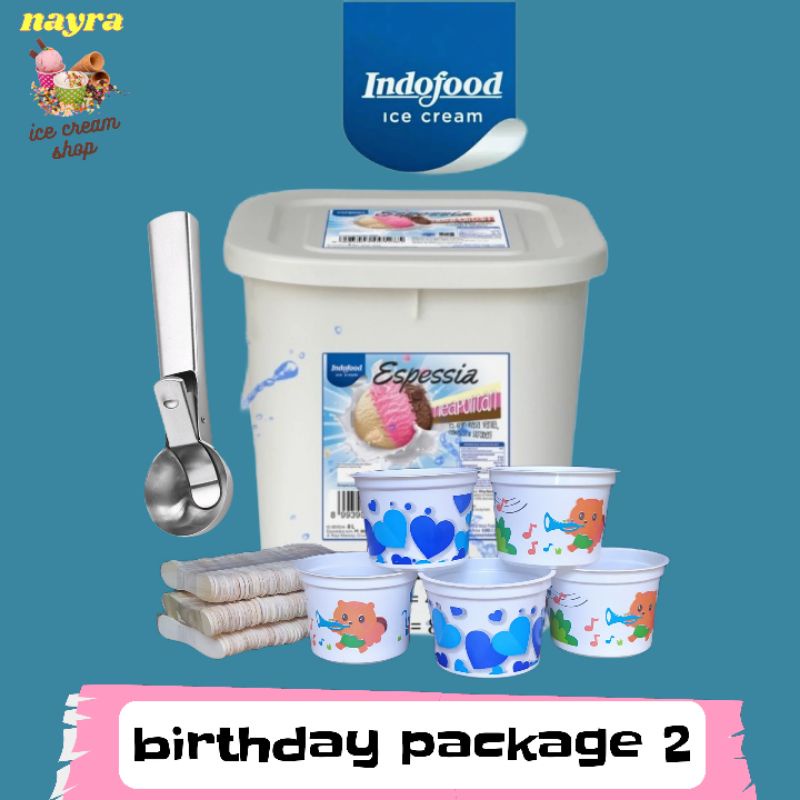 

Indofood ice cream paket ultah 8L