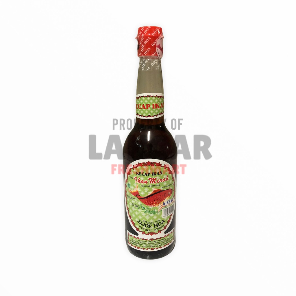 KECAP IKAN DJOE HOA 620ML / KECAP IKAN CAP IKAN MERAH DJOE HA 620ML