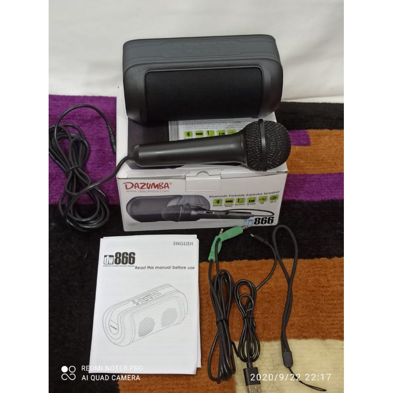 Dazumba dw 866 speaker bluetooth karaoke