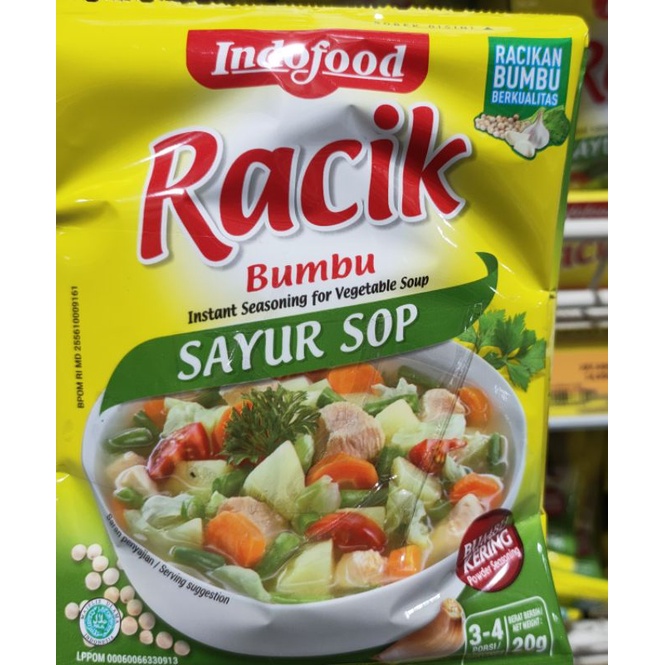 

Indofood racik bumbu instan sayur sop