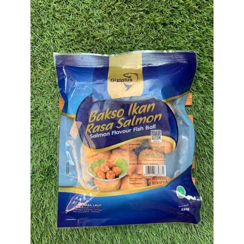 

Giziplus Salmon Fish Ball Bakso Ikan Salmon 250gr