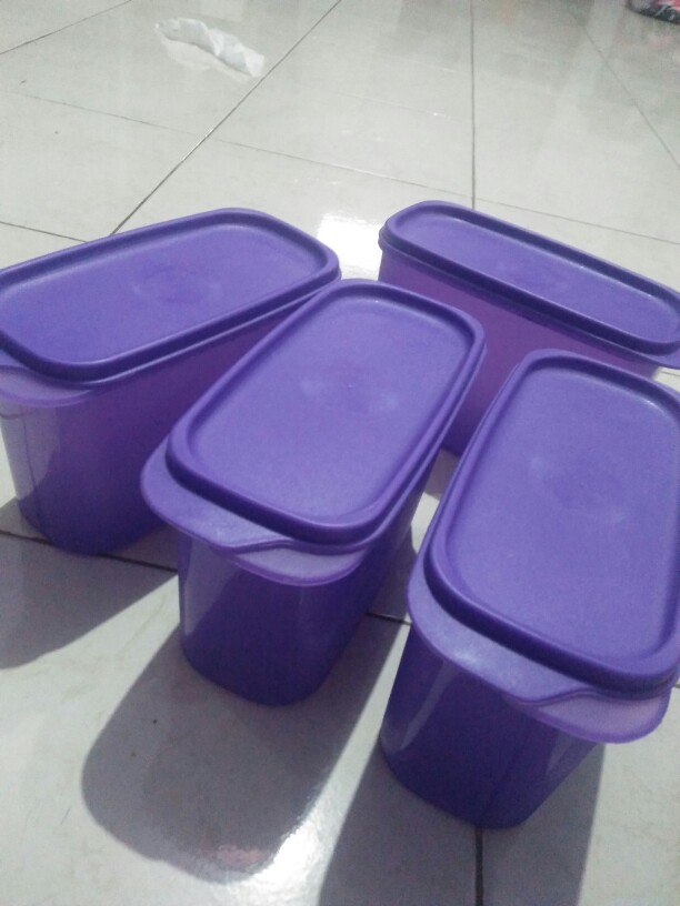 Tamika Jr Storage Purple Set Of 4 Pcs / Toples Kerupuk/ Toples Plastik/ Toples Makanan