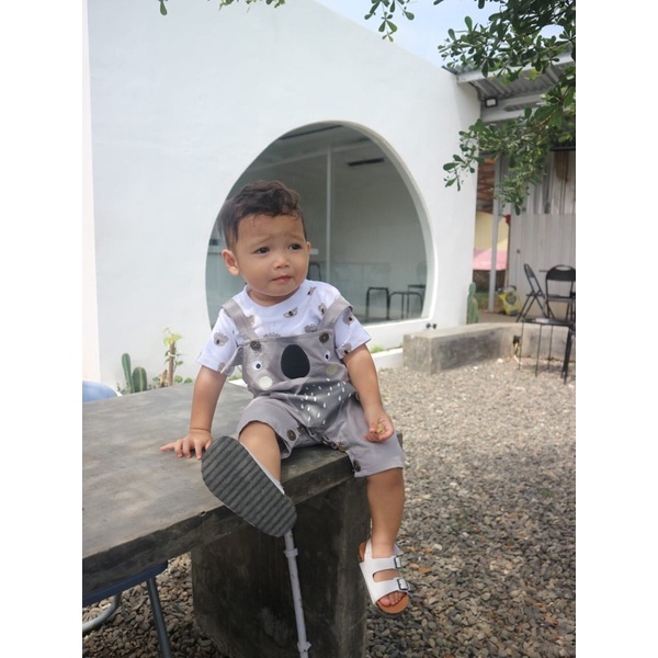setelan overall anak baju kodok anak overall chino BABY KOALA/ KUMO BEAR / ANCHOR OVERALL baju pergi anak romper anak laki laki 0-18 bulan