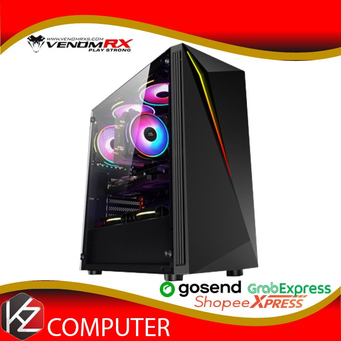 Case VENOMRX VAGHAR - Casing ATX Temper Glass Venom RX