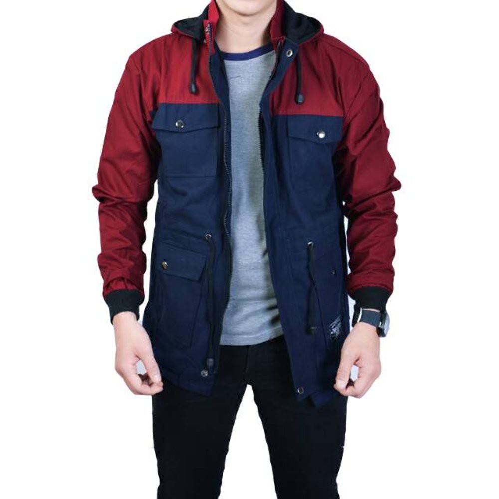 GARANSI TERMURAH ! Jaket Parka Pria Reglan Combi 2D / Jaket Parka Saku 5 ORIGINAL GHUBITCH