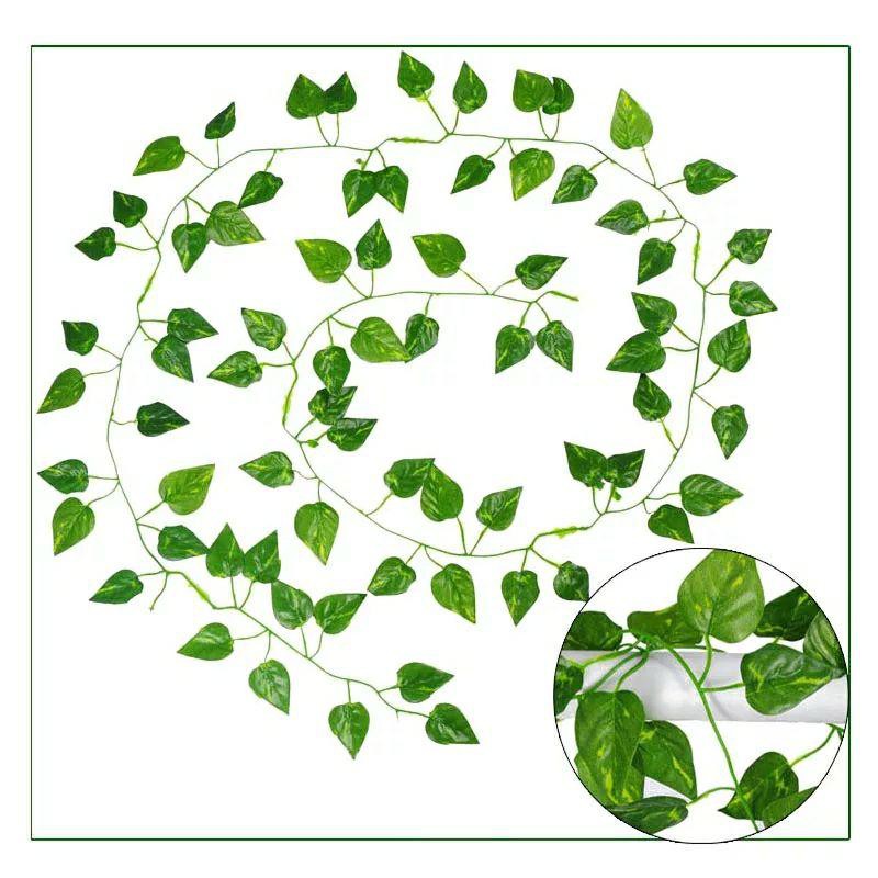 2METER Daun Rambat Hias SRIGADING SIRIH - Tanaman Plastik Artificial Imitasi Hiasan Dinding Gantung