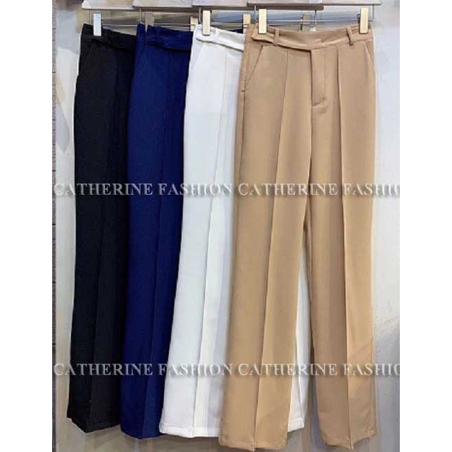 CATHERINE - CELANA KULOT LIST JUMBO (L - XXXL) TERBARU/CELANA WANITA/CELANA BAHAN TEBAL