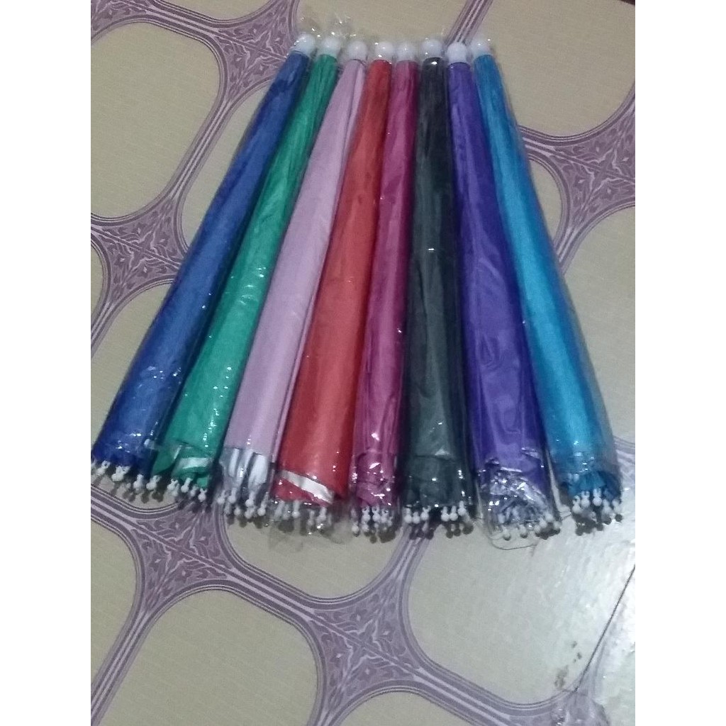 PAYUNG TOPI  GRADE  A.10 PLUS NEW VERSION 10 WARNA DIAMETER 60 CM SUPER BIG JUMBO CAMPING KEPALA