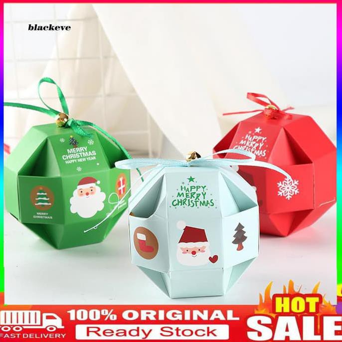 

【Eve.Sd】 10 Pcs Natal Kado Kertas Kotak Hadiah Pembungkus Tas Patio789