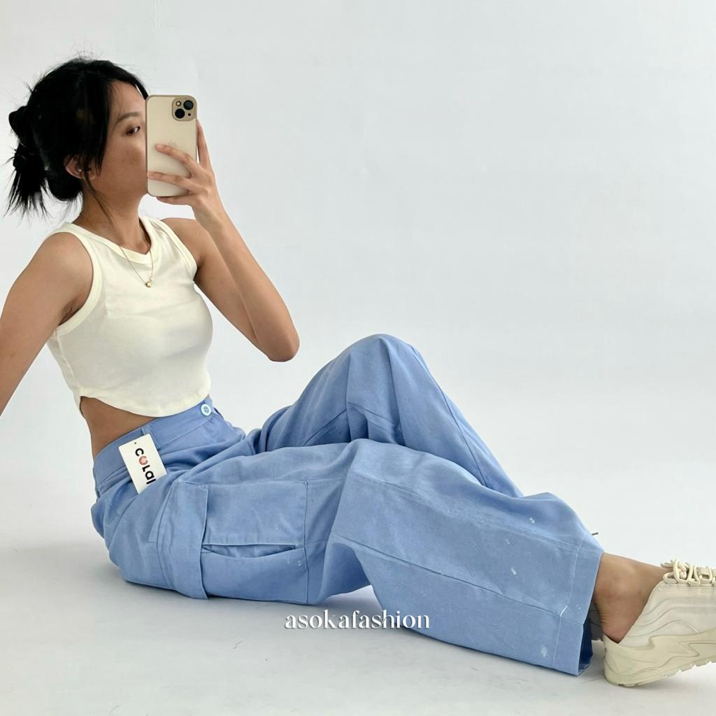 ASOKA Raiden Cargo 2184 - Premium Highwaist Cargo - Loose Pants