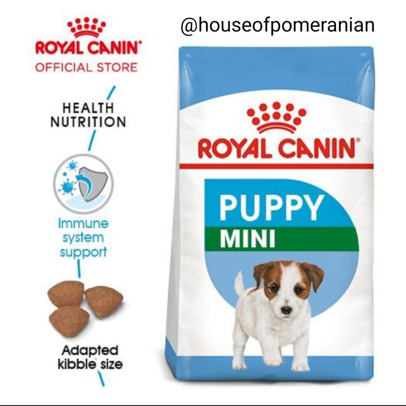 royal canin mini puppy 2KG dogfood kibble kering makanan anjing