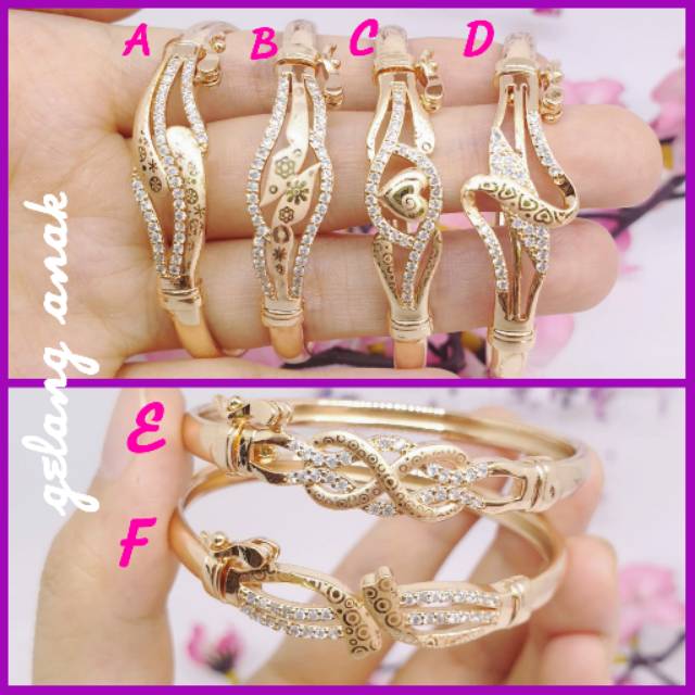 Gelang anak bangle fashion 5Cm [GA-2]