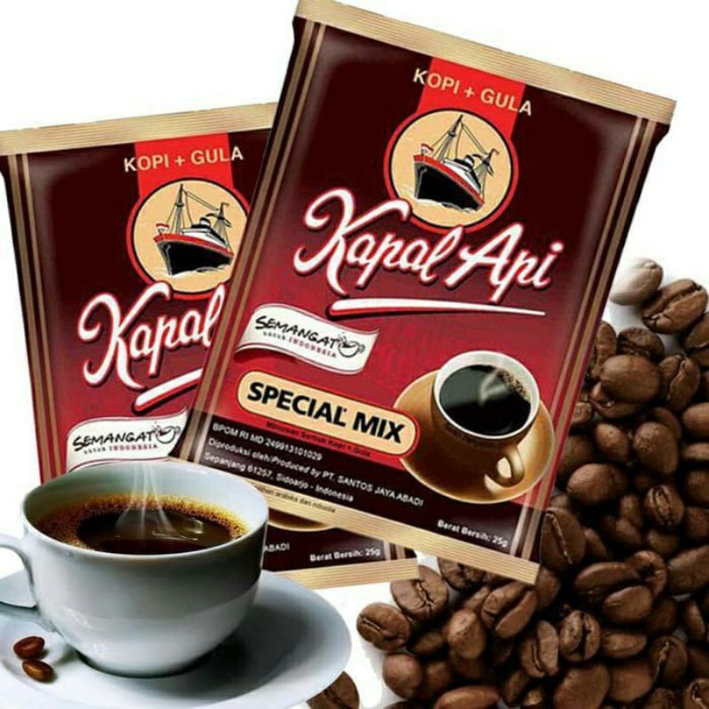 

Kapal Api Special Mix 10x23g/Serbuk Minuman Kopi + Gula