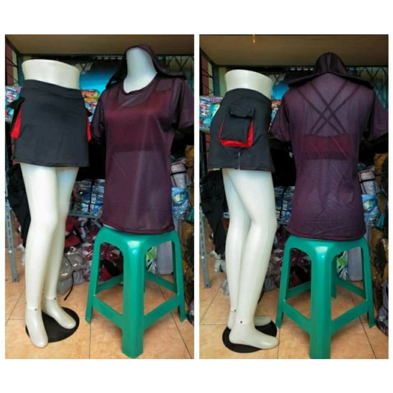 baju jaring/baju jala/rompi/luaran/erobic sport/zumba/fitness jaring