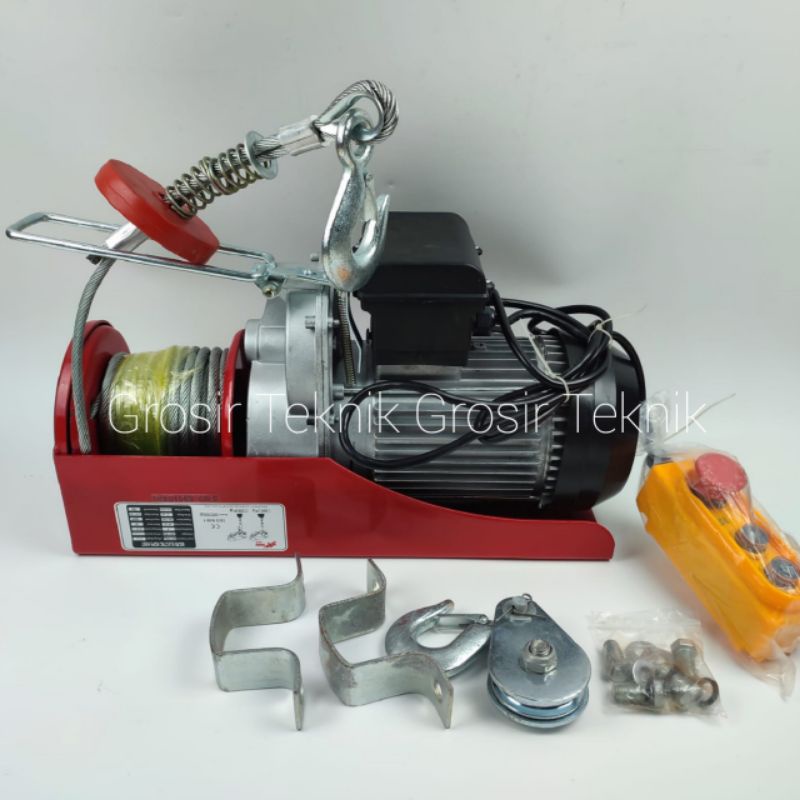 Electric Mini Crane Hoist PA1200 Katrol Listrik 1200 Kg Nagasaki PA 1200 Seling 12 Meter