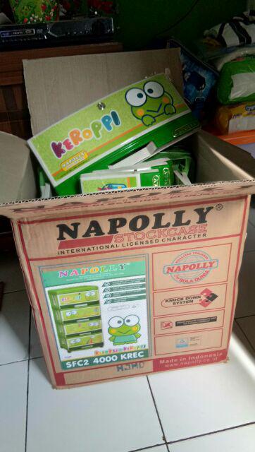 Lemari Pakaian Plastik Lemari Laci Susun 4 Lemari Karakter Anak