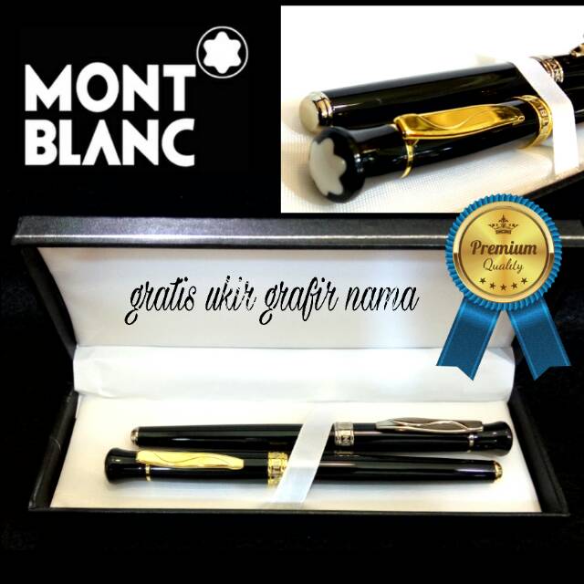 

Jual pulpen montblanc couple gratis ukir grafir nama