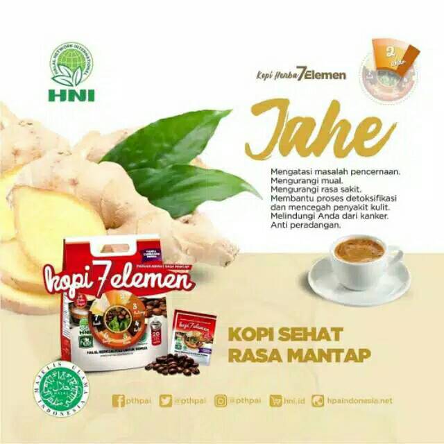 

Kopi 7 elemen Asam Lambung/bumil/bunyusui/anak2