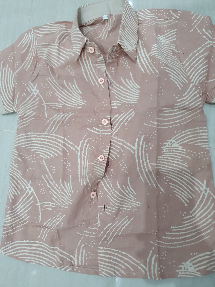 Kemeja Batik Anak Cream Series