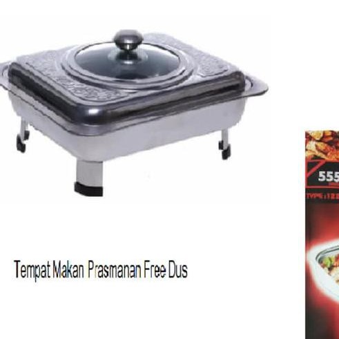 Diskon Terbatas Panci Prasmanan Kotak Pemanas Saito 555 / Chaffing Dish Saito 555 Diskon Termurah