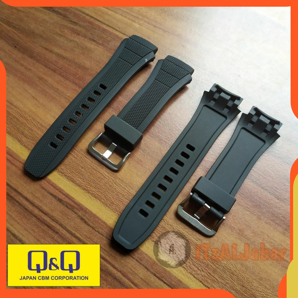 Tali jam tangan Q&amp;Q M145 Rubber strap Tali jam QQ M145