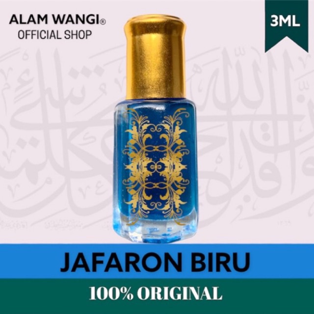 Minyak wangi jafaron biru asli