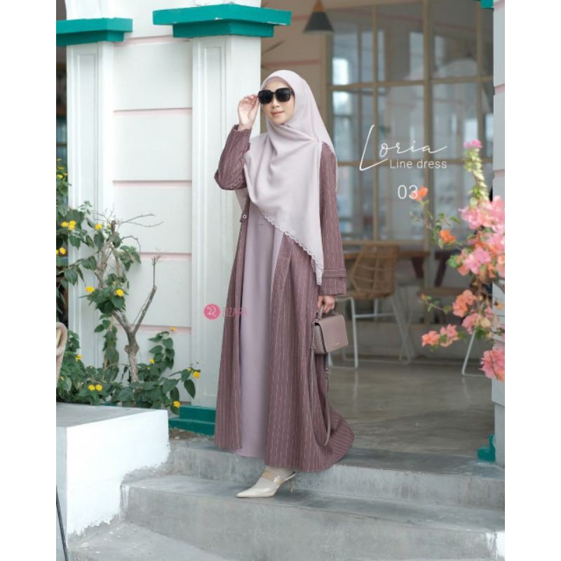 Loria Line dress Gamis Zizara