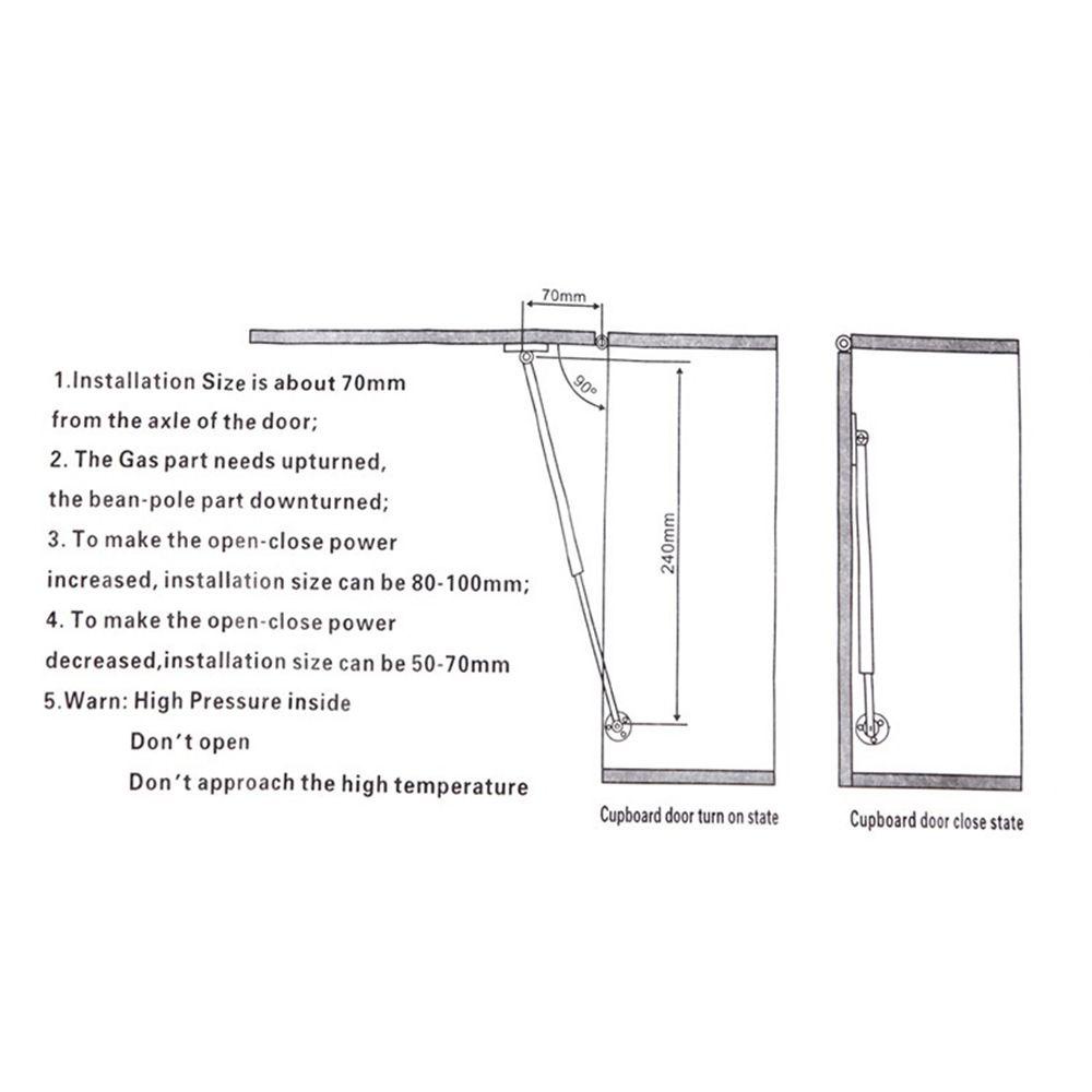 [Elegan] Engsel Stent Lemari. Hold Hydraulic Pneumatic Lemari Dapur Buka/ Tutup Pintu Alat