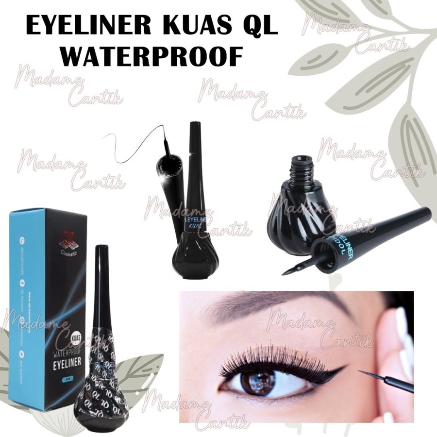 ✿ MADAME ✿ QL MAKE UP MASCARA EYELINER WATERPROOF &amp; CURLING BPOM