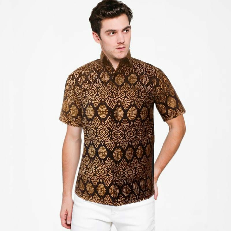 Kemeja Prodo Emas Songket Bali
