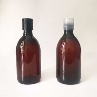 BOTOL 300ML AMBER PRESSTOP IMPORT BOTOL ISI ULANG / BOTOL PRESSTOP SCARLETT AMBER 300ML OVAL