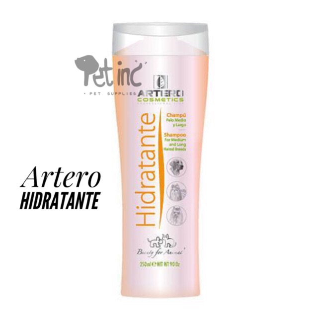 Artero Hidratante Shampoo untuk anjing bulu panjang lurus made in spain