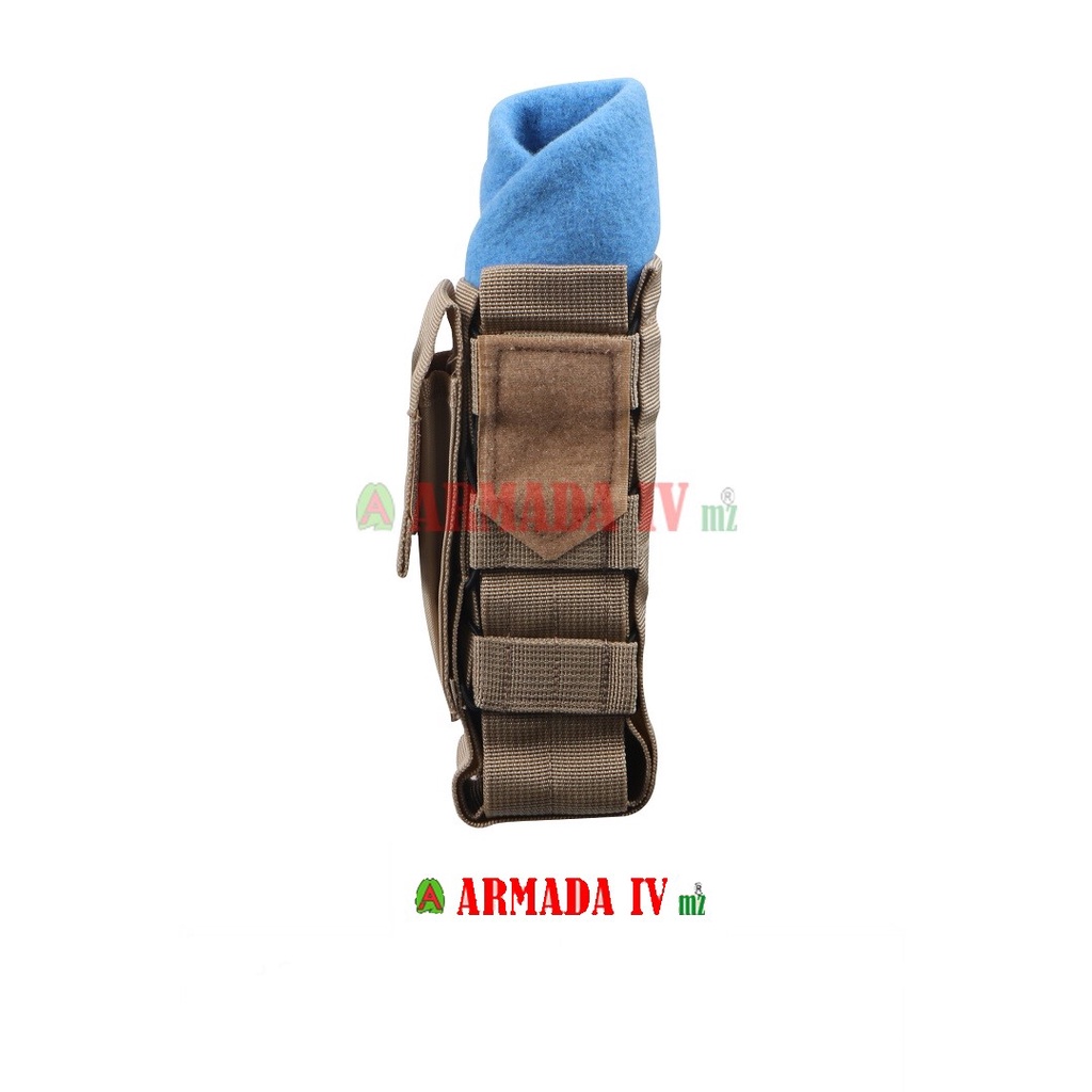 Tempat Sarung Botol Krem 600 ml Pouch Tempat Baret Army