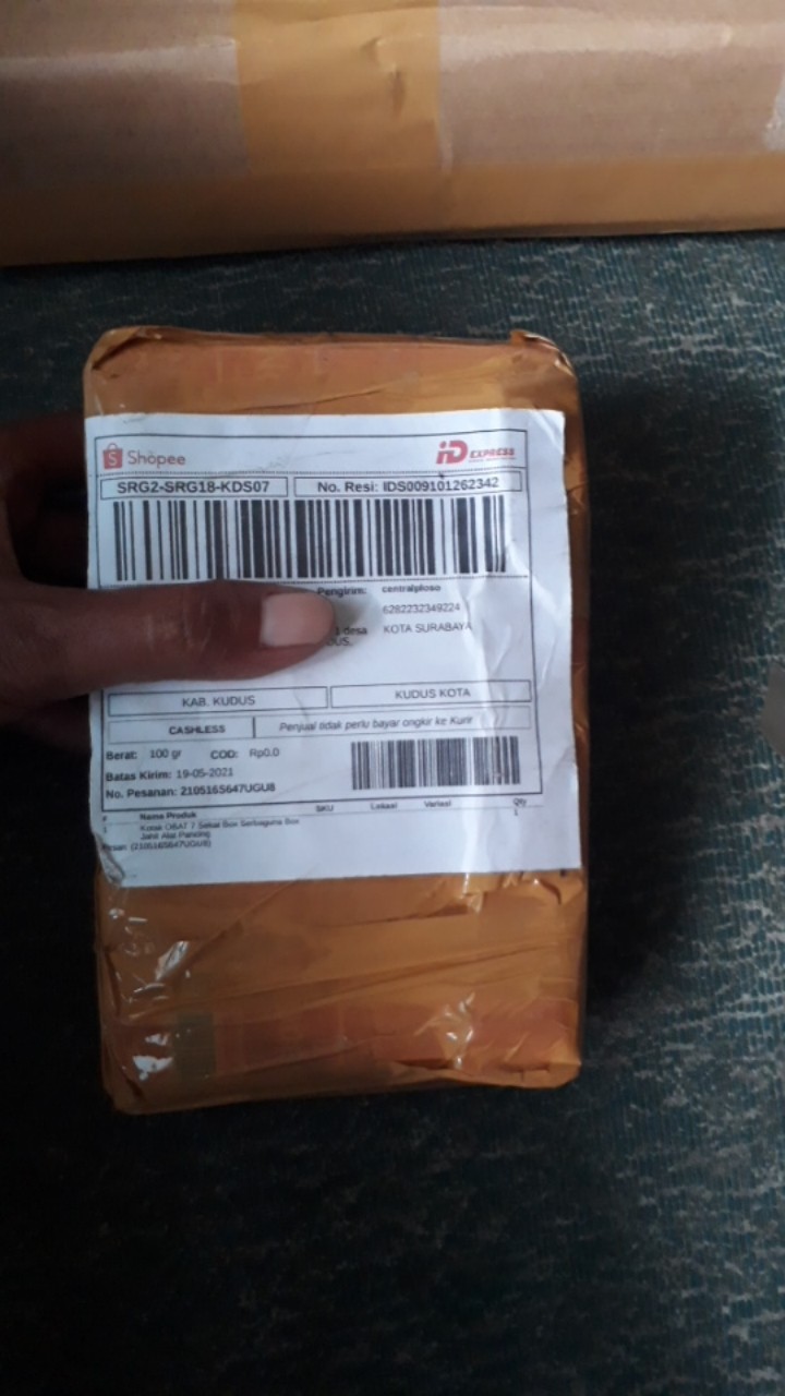 Kotak Obat 7 Sekat Box Serbaguna Box Jahit Alat Pancing