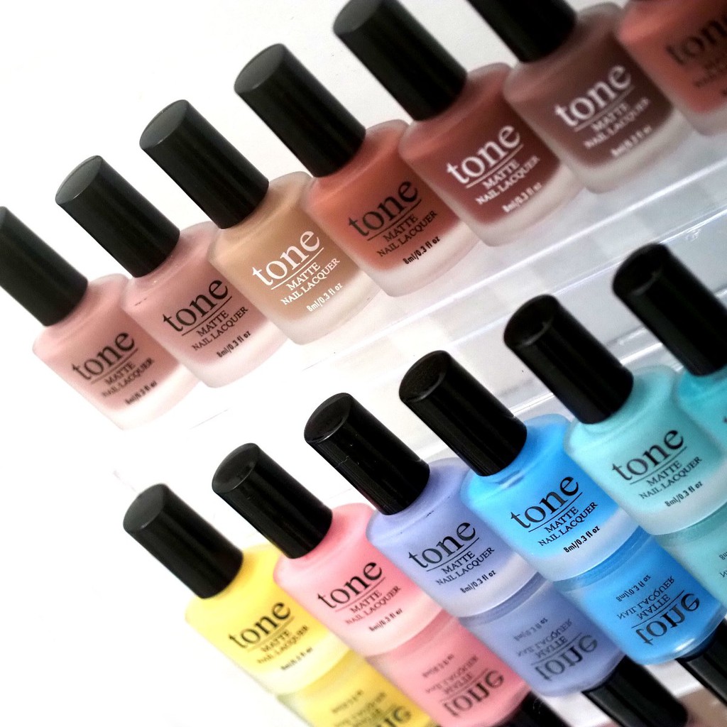 Kutek Matte TONE Chic Palette Nail Polish BPOM Seri Warna Baru All New Color Paling Lengkap