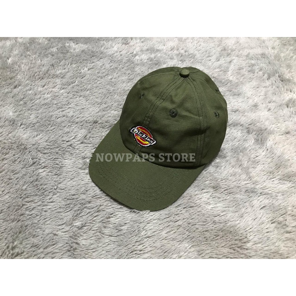 TOPI POLO CUP DICKIES BORDIR WARNA HIJAU ARMY.TOPI DICKIES PREMIUM GREEN ARMY.TOPI DICKIES OLIVE