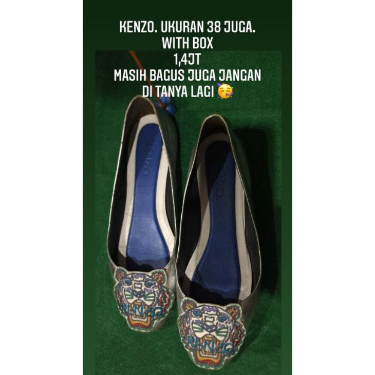 Kenzo Shoes Original Asli Preloved