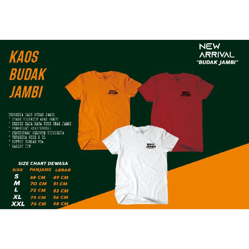 kaos budak Jambi " Budak Jambi"