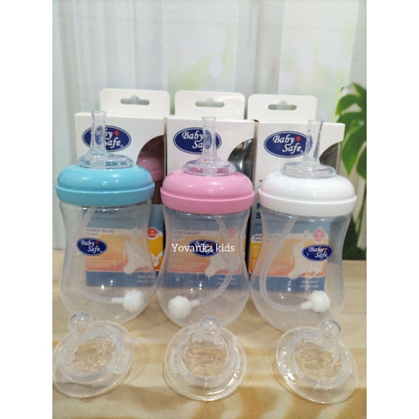 Paket Botol Sedotan Baby Safe Natural milk Flow System 250 Ml