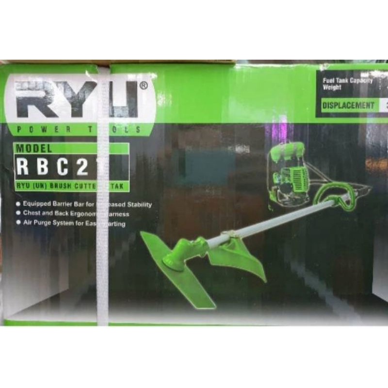 ryu RBC2T brush cutter mesin potong rumput bensin RBC 2T 2tak